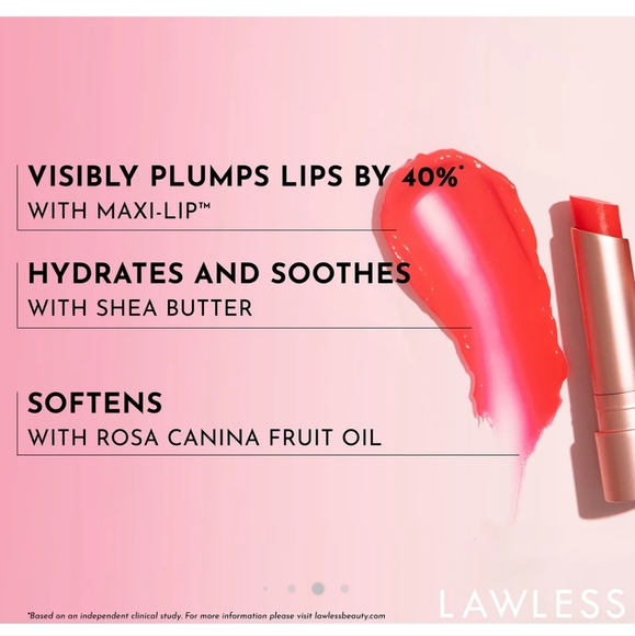LAWLESS Forget the Filler Lip-Plumping Line-Smoothing Balm SAMPLE SET - Picture 10 of 12